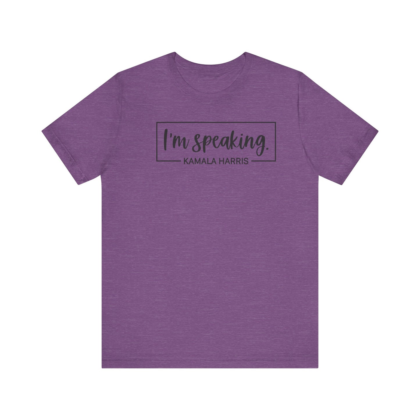 I'm speaking Tee
