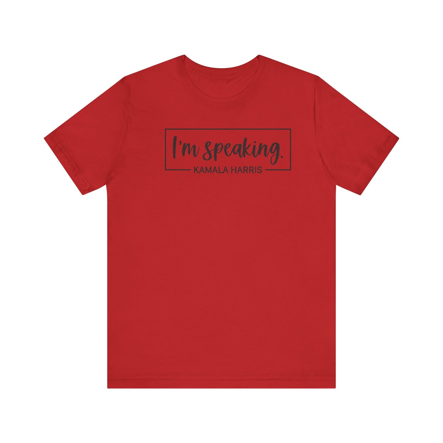 I'm speaking Tee