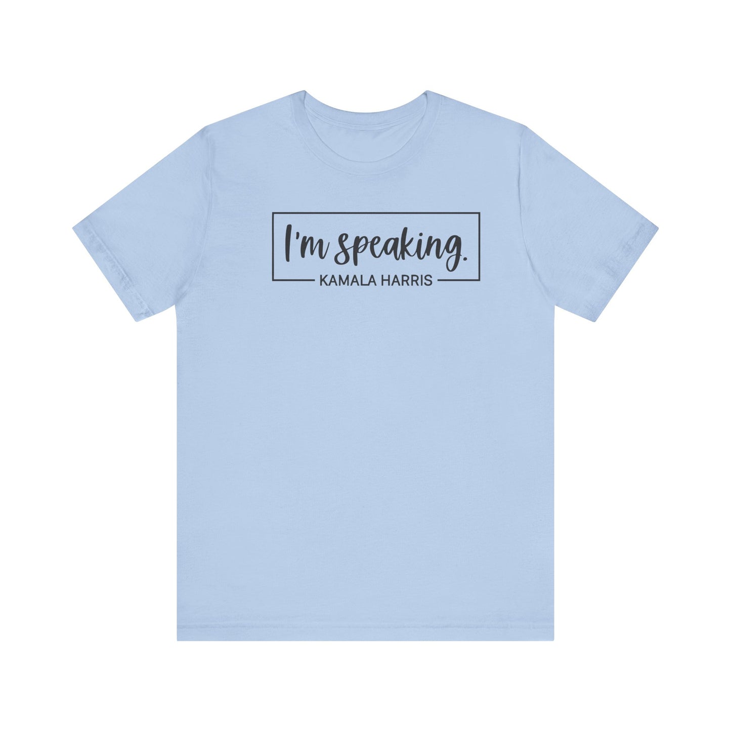 I'm speaking Tee
