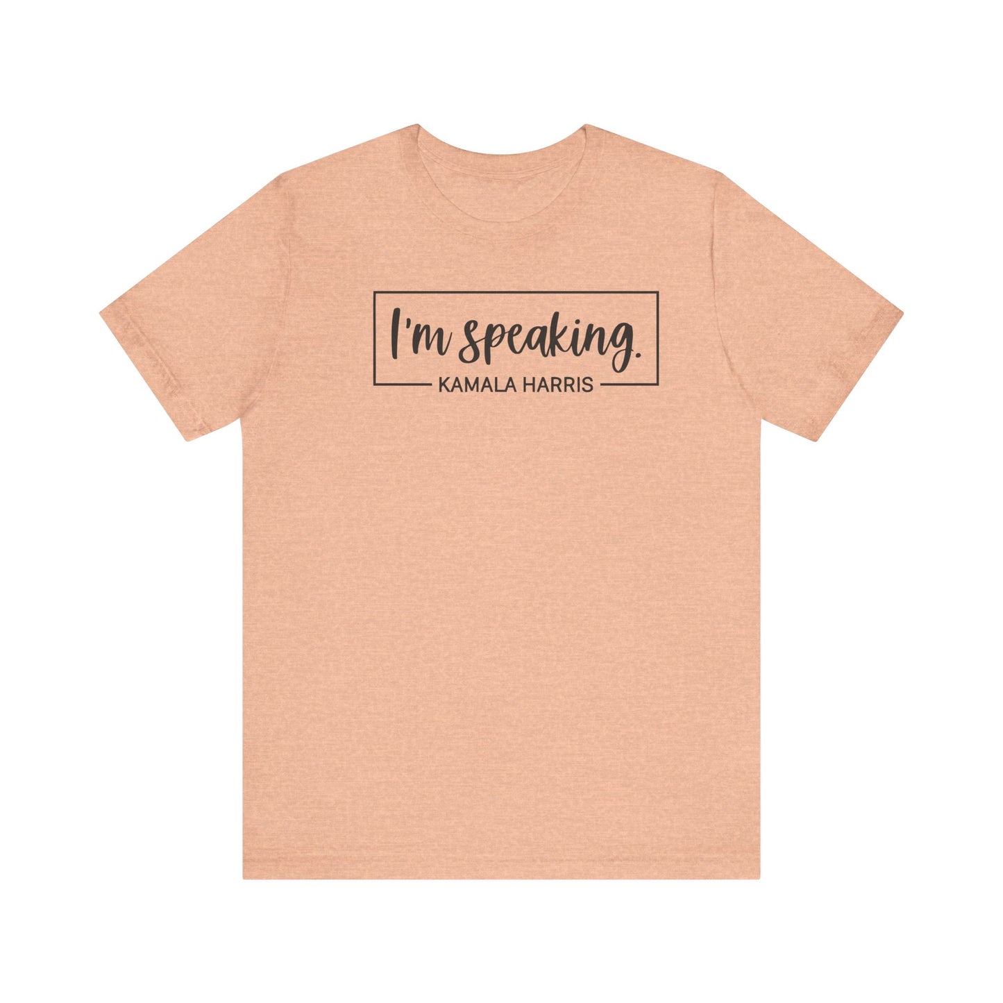 I'm speaking Tee