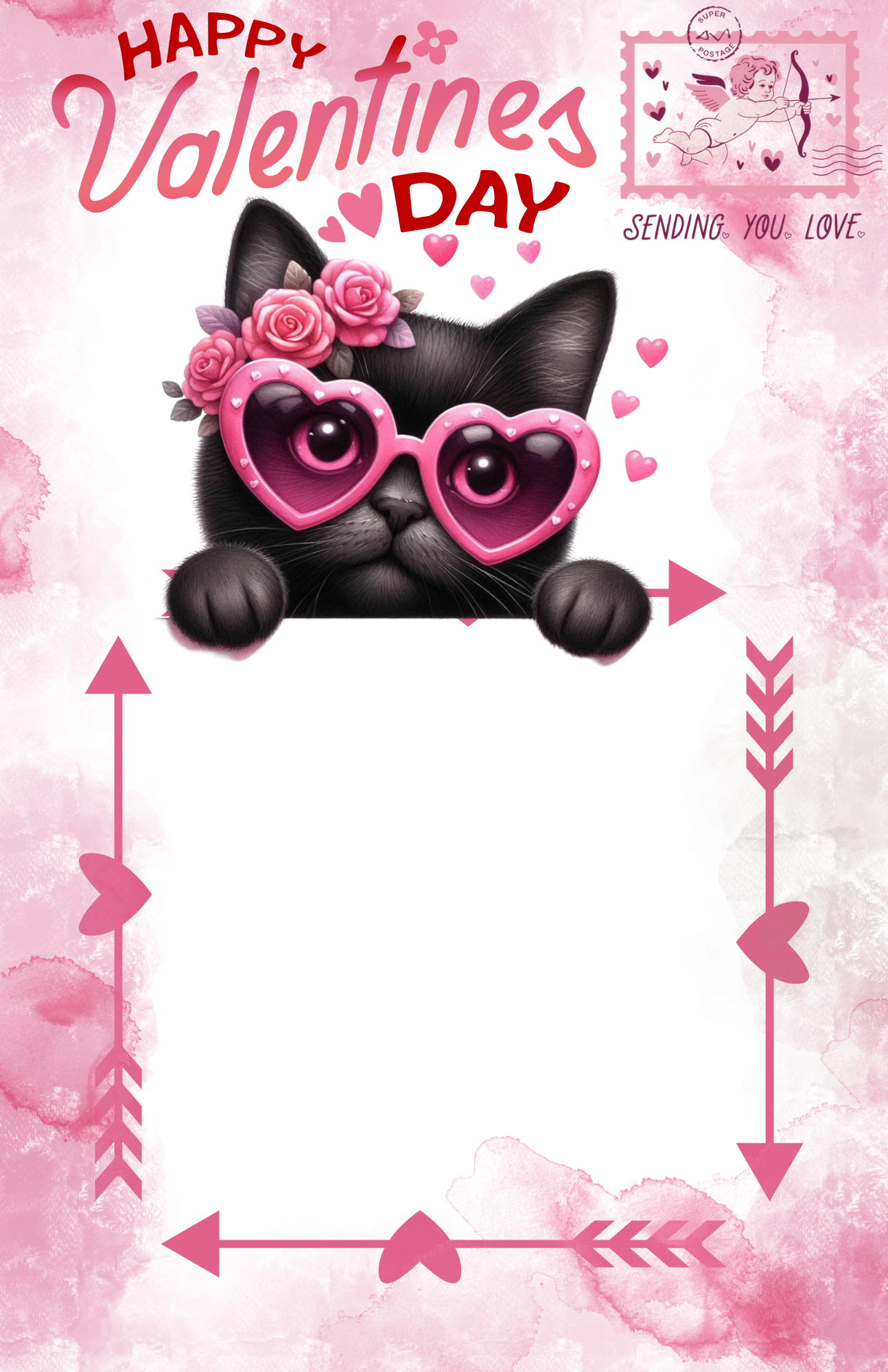 Giant Valentine's Day Snack Card