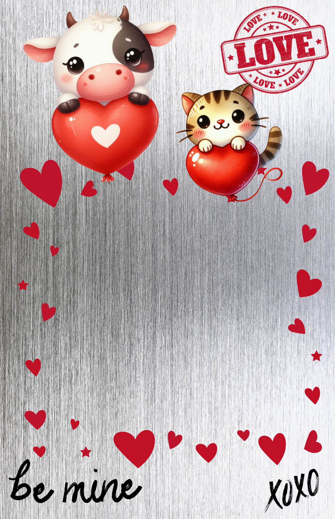 Giant Valentine's Day Snack Card
