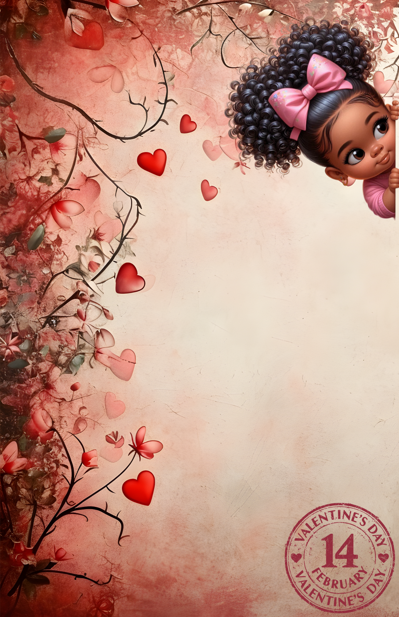 Giant Valentine's Day Snack Card