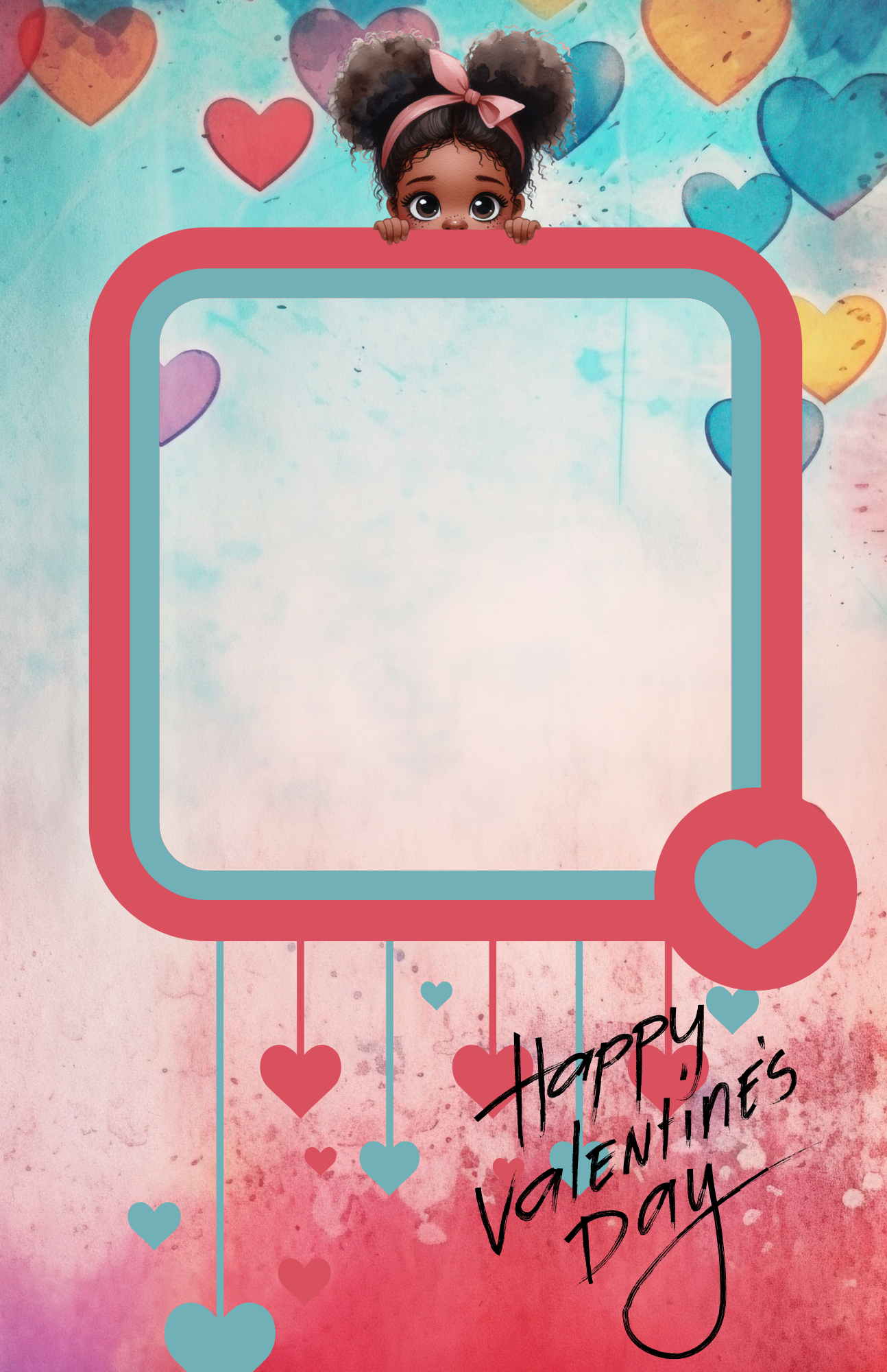 Giant Valentine's Day Snack Card