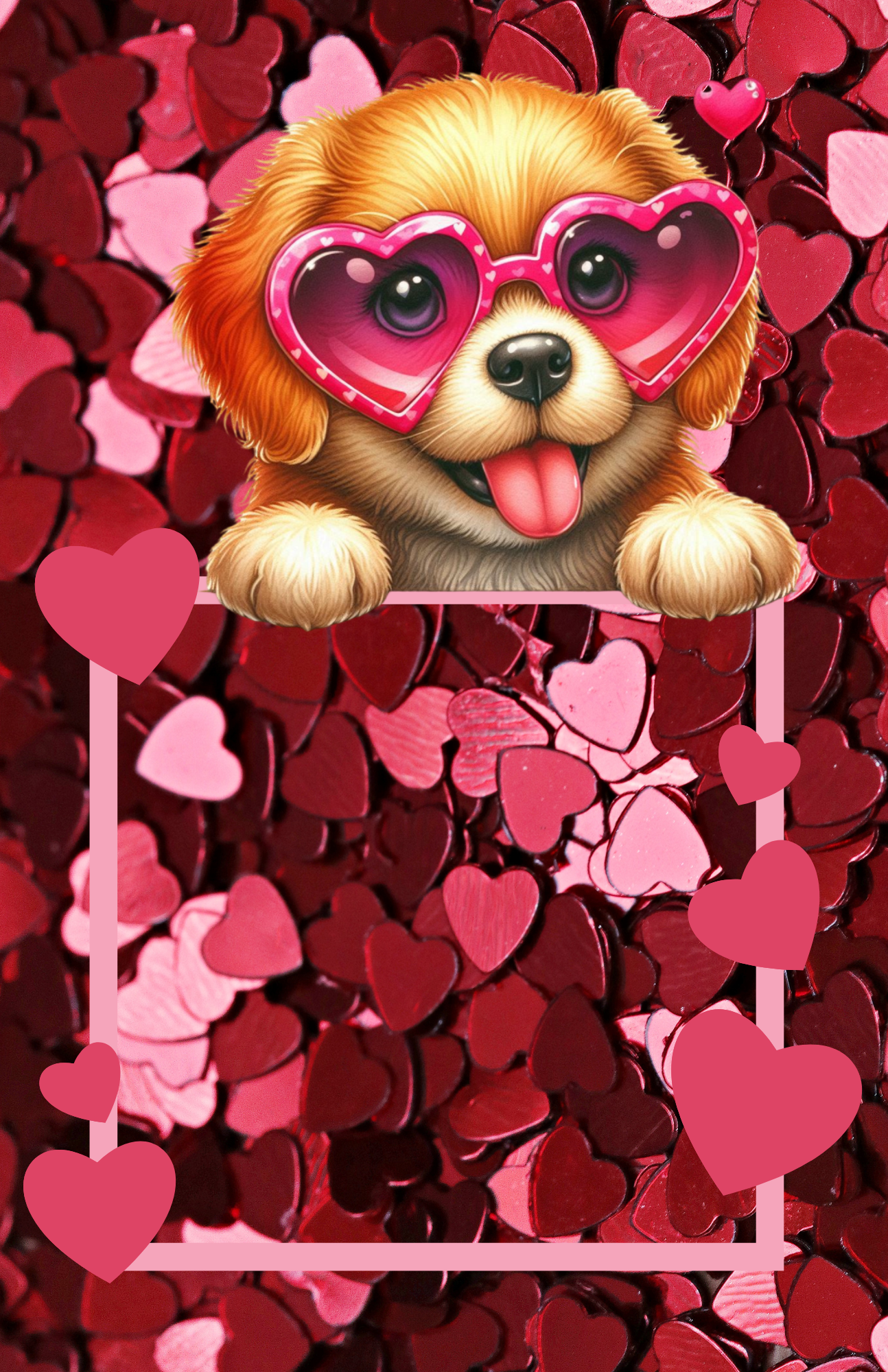 Giant Valentine's Day Snack Card