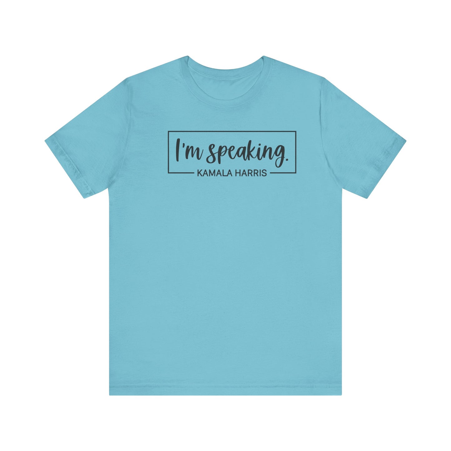 I'm speaking Tee
