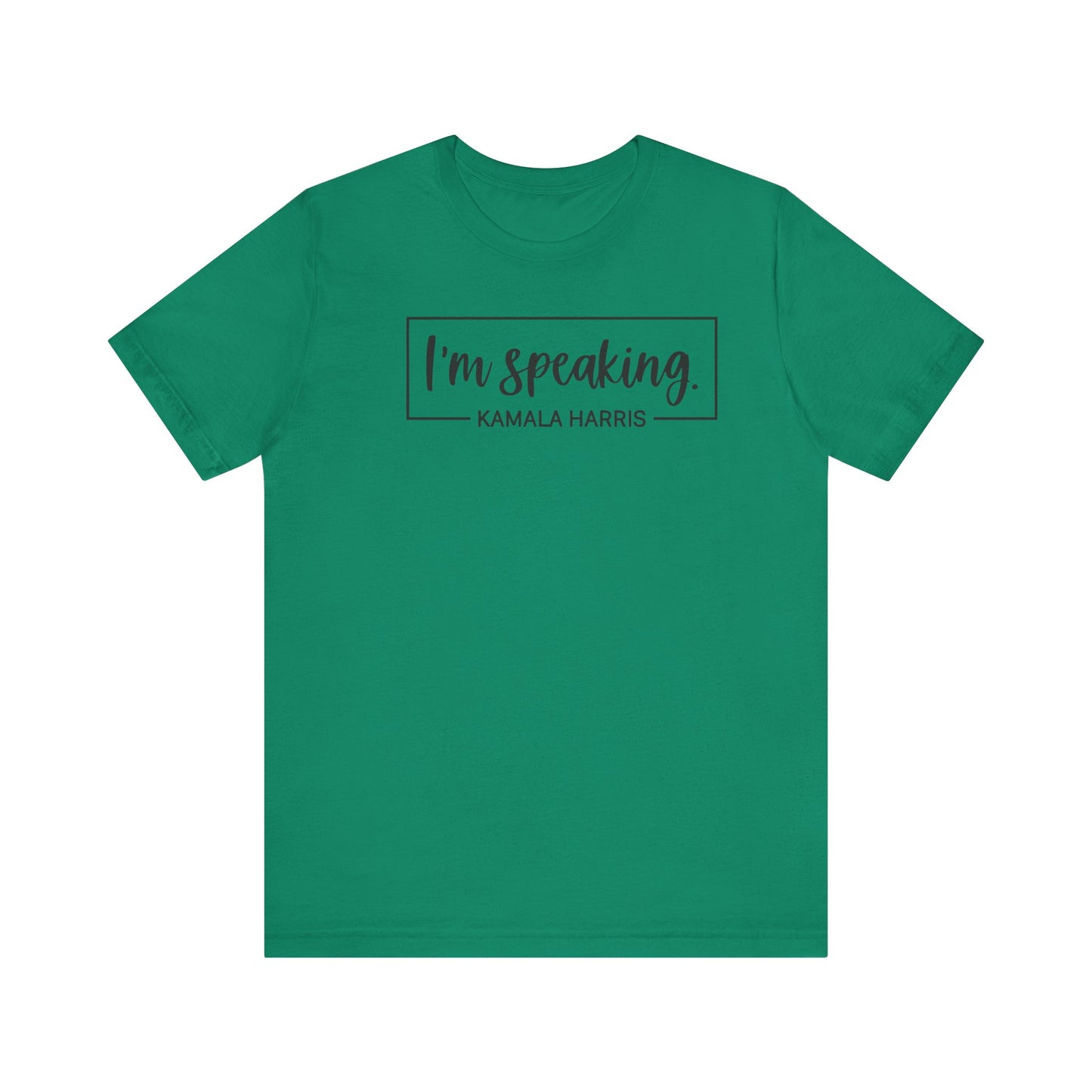 I'm speaking Tee
